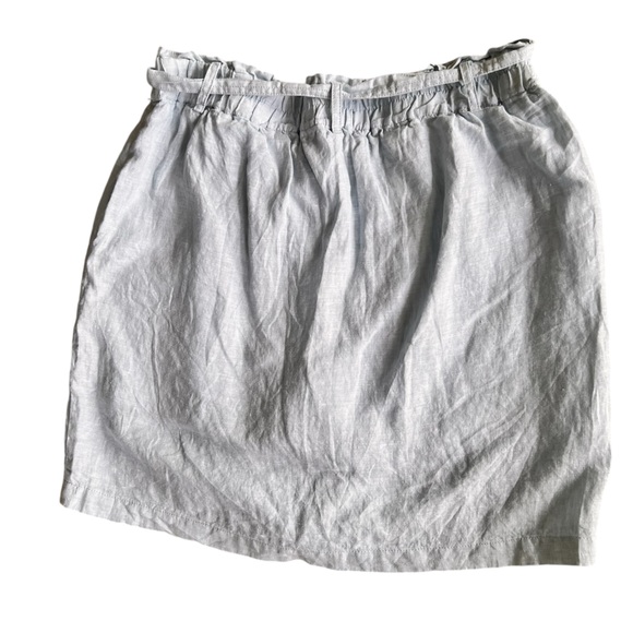 Jones New York Light Blue Linen Skirt - Picture 5 of 5